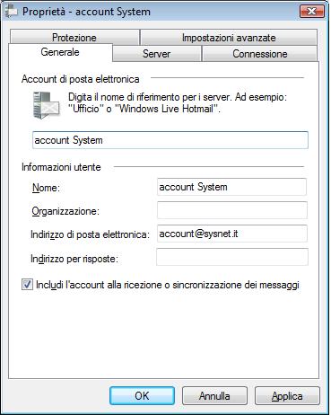 Assistenza Windows Live Mail 01